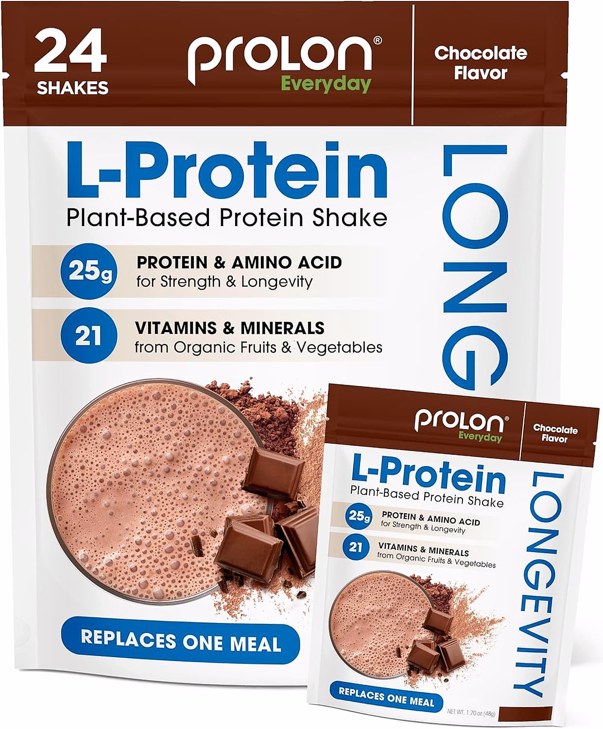 Prolon Longevity Plant Based Protein Powder, 25g per serving