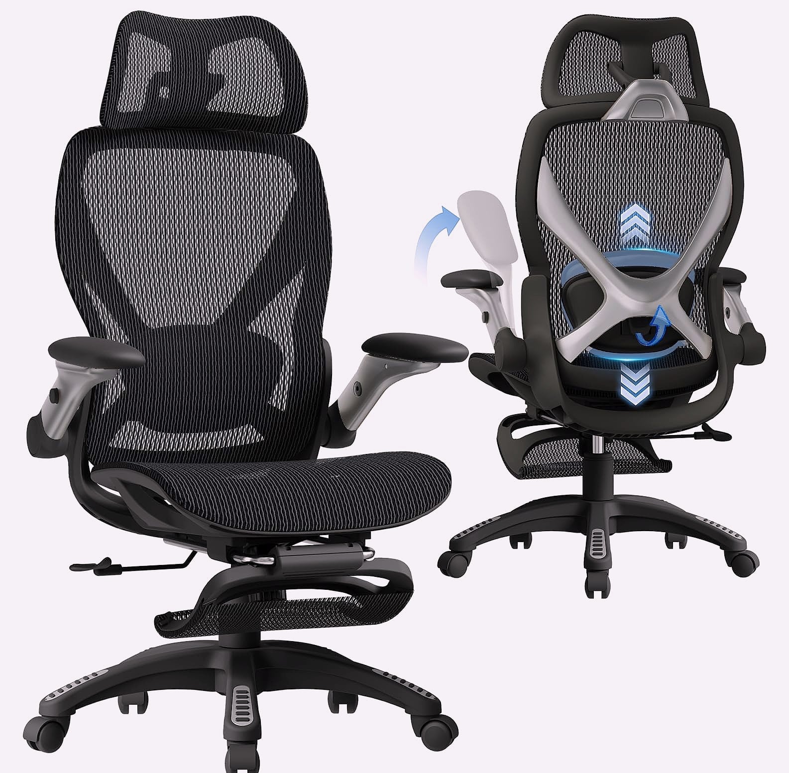 ELABEST X100 Ergonomic Mesh Office Chair with Lumbar Support