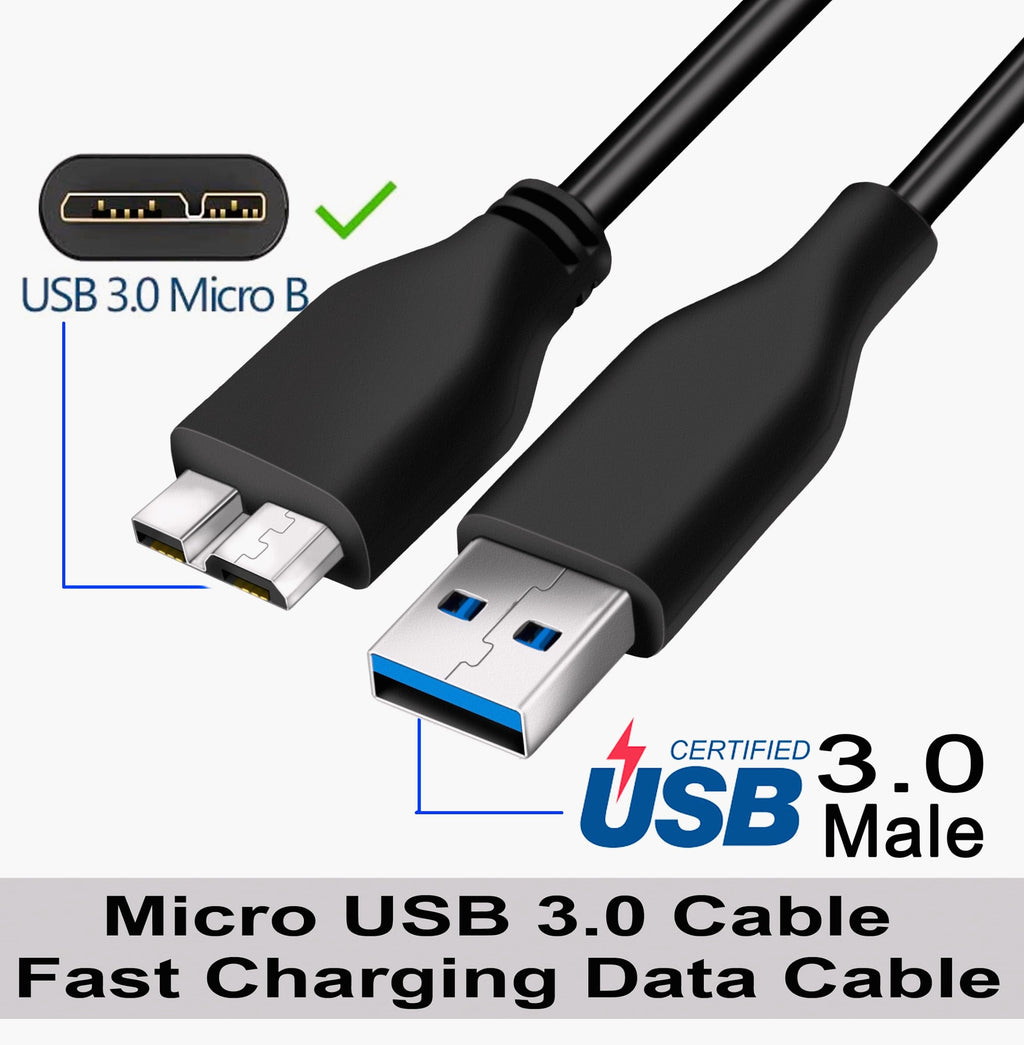 SaiTech IT 45cm USB 3.0 Micro B Cable for External Hard Drives