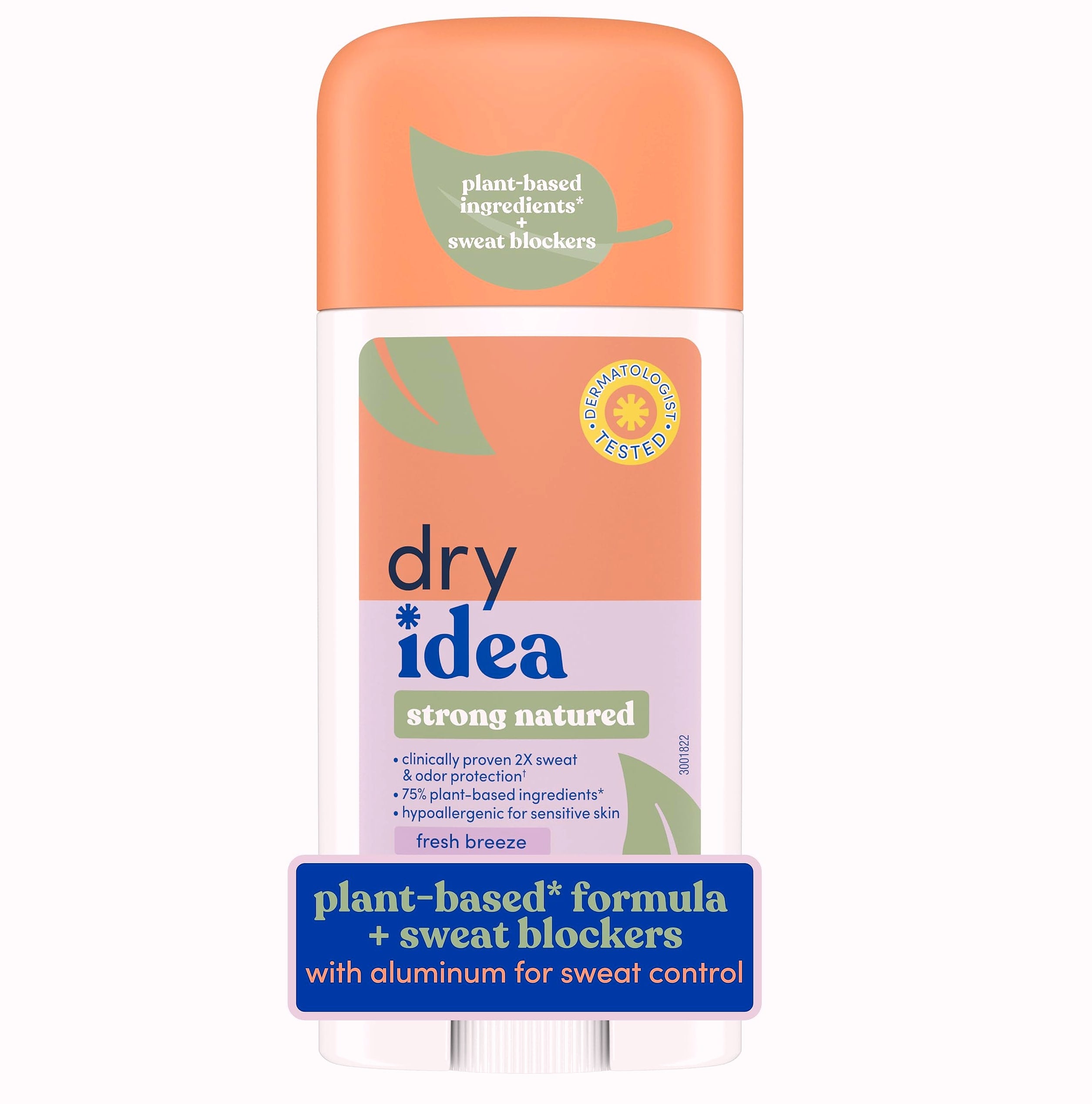 Dry Idea Plant-Based Antiperspirant, 72Hr Sweat Protection