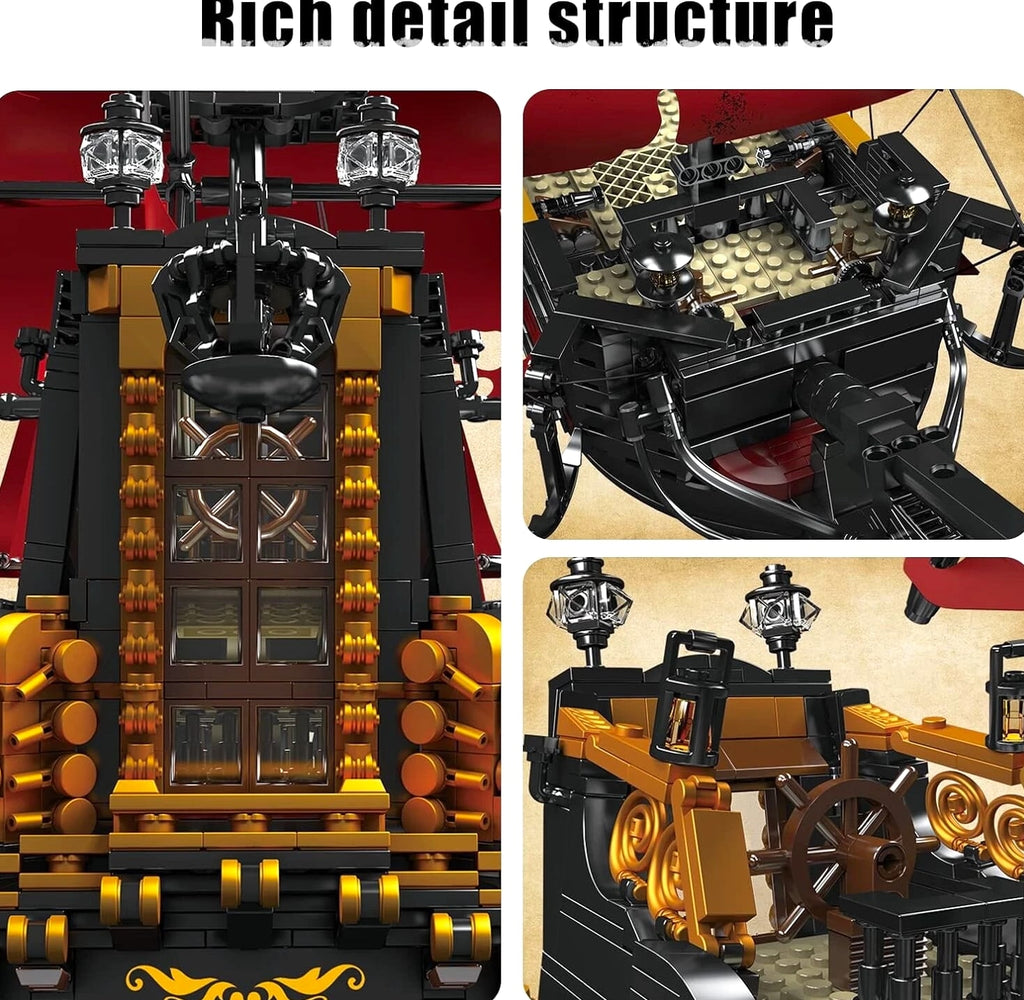 Mould King 13109 Queen Anna's Revenge Pirates of the Caribbean Pirate Ship