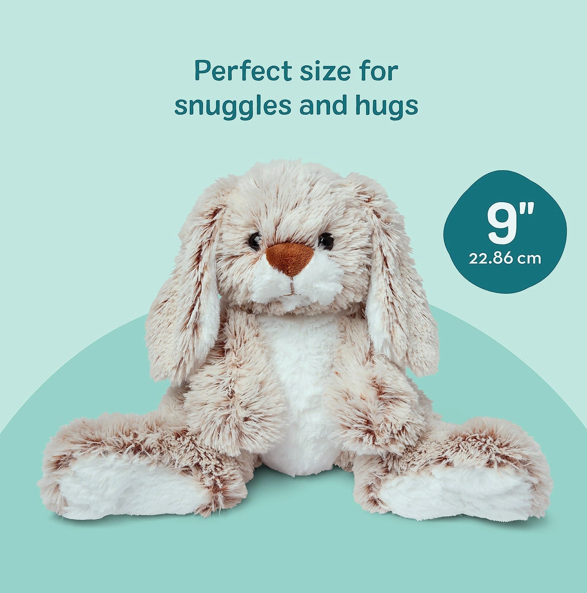 Melissa & Doug Burrow Bunny 9-inch Stuffed Animal Plush Toy