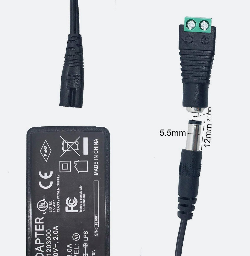 Litever 12V 3A LED Power Supply, 36W Transformer