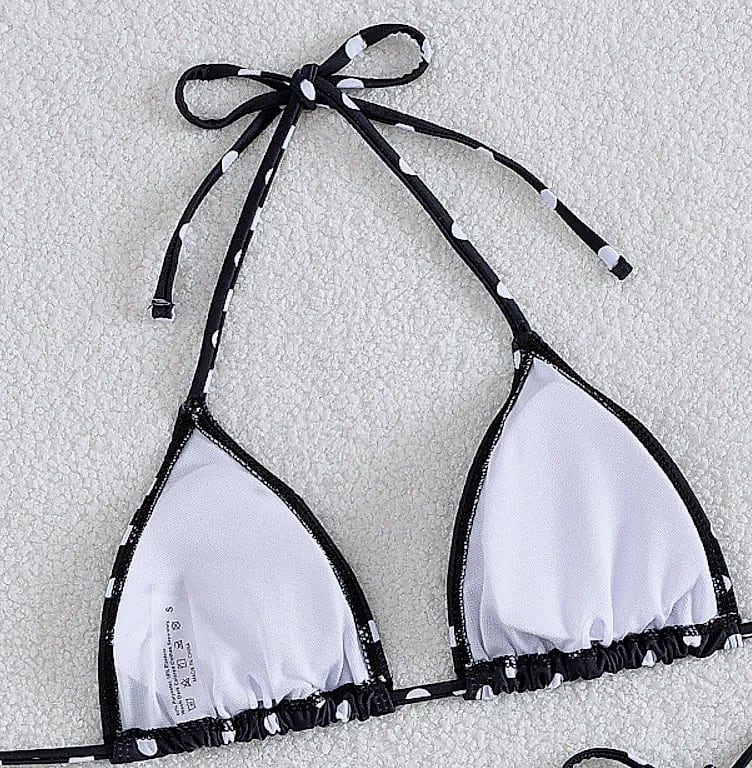 CeCheetah Dot Sexy 3-Piece Bikini Set Women's Swimwear