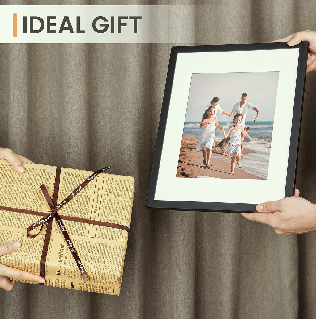 Upsimples 11x14 Picture Frame for 8x10 Photos with Mat