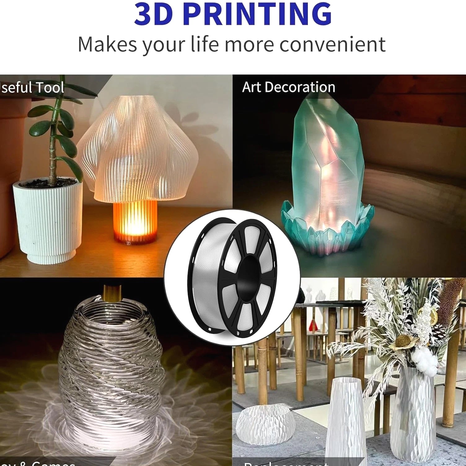 【Buy 5 Get 5 Free！Add 10】GEEETECH PLA ABS+ PETG TPU ASA 3D Printer Material NEW