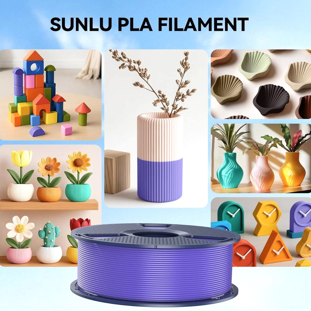 16 Color PLA Filament Bundle Multicolor, PLA 3D Printer Filament 1.75mm, Individual