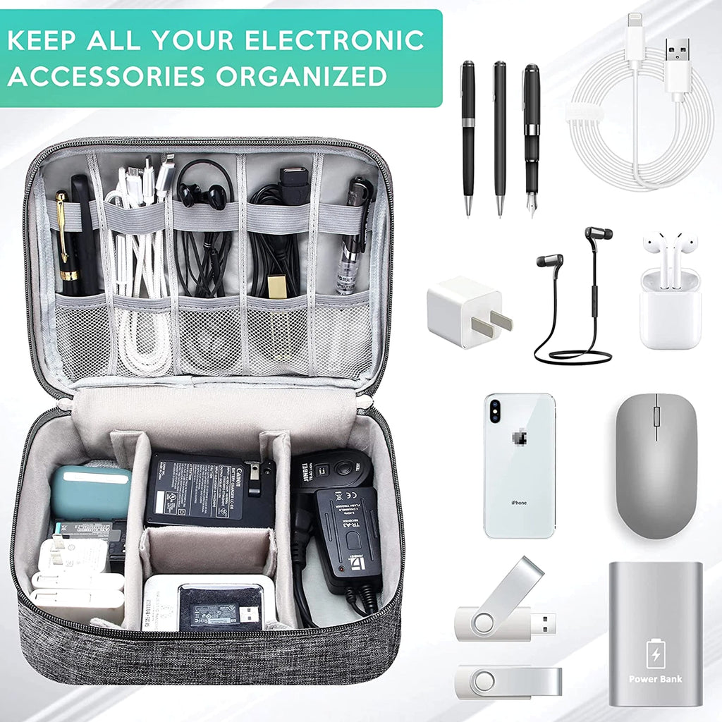 Digital Storage bag Portable Electronics Travel Organizer USB Cable Cases Gadget