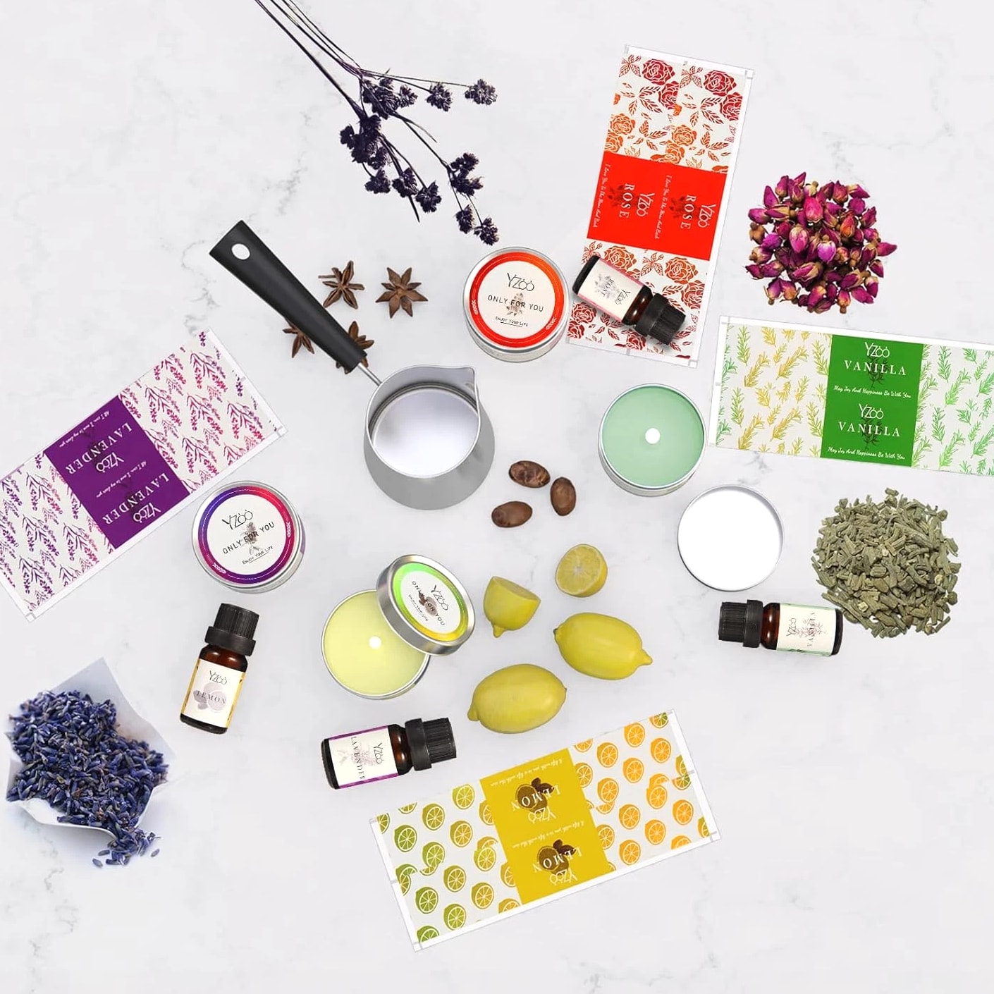 Complete Candle Making Kits for Adults & Beginners, DIY Candle Making Supplies