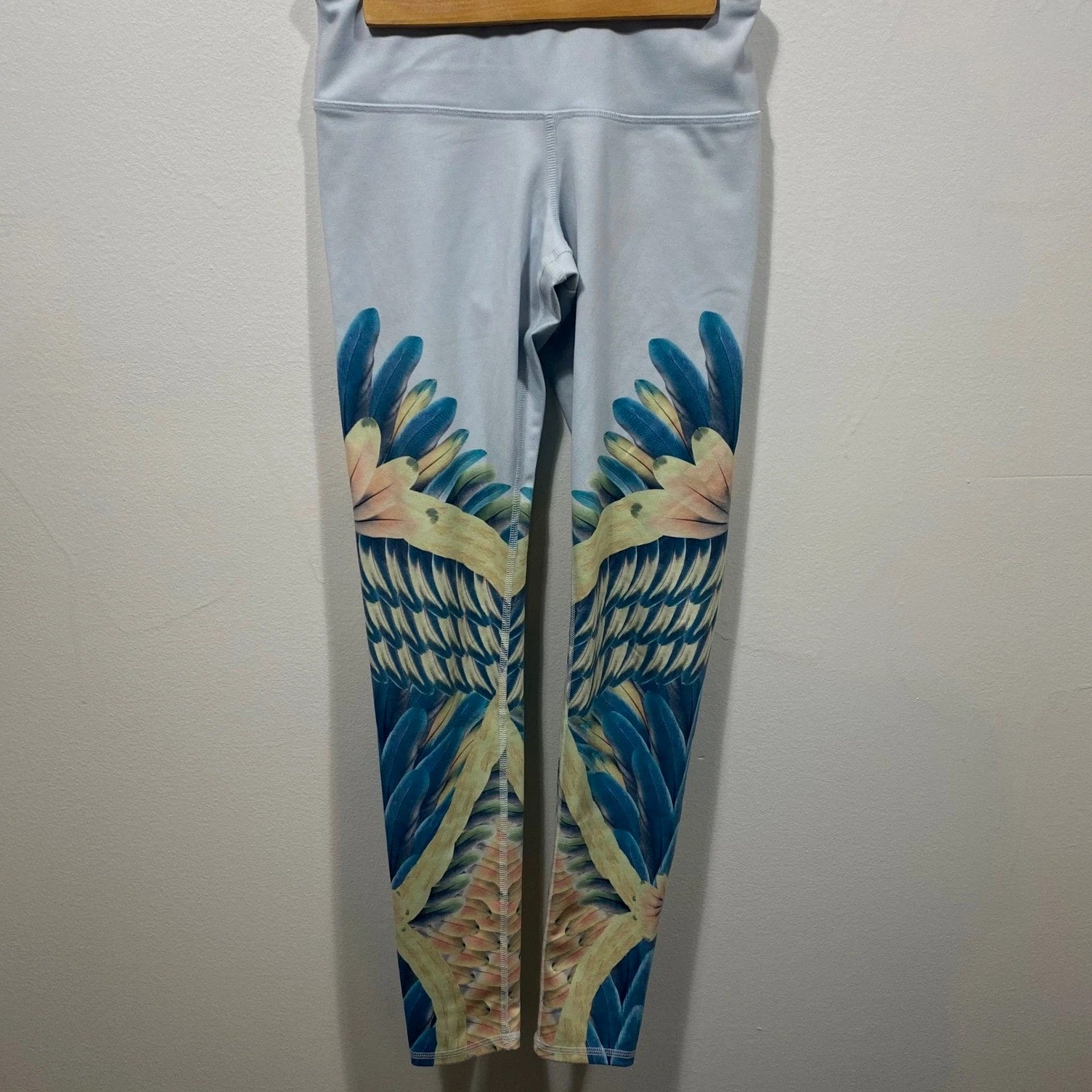 Alo Yoga Gypset Goddess Feather Wing Leggings Athletic Workout Pants Women's XS