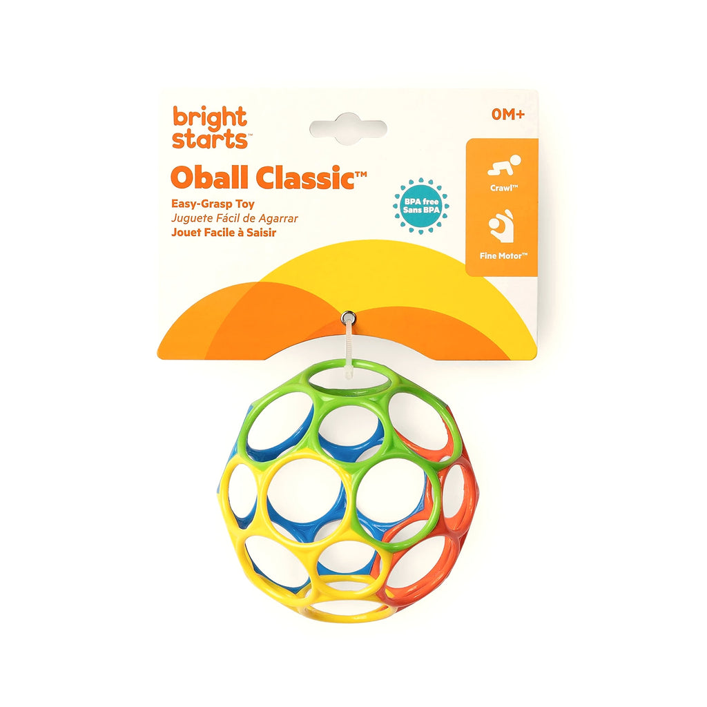 Bright Starts Oball Easy Grasp Classic Ball 4 Inch