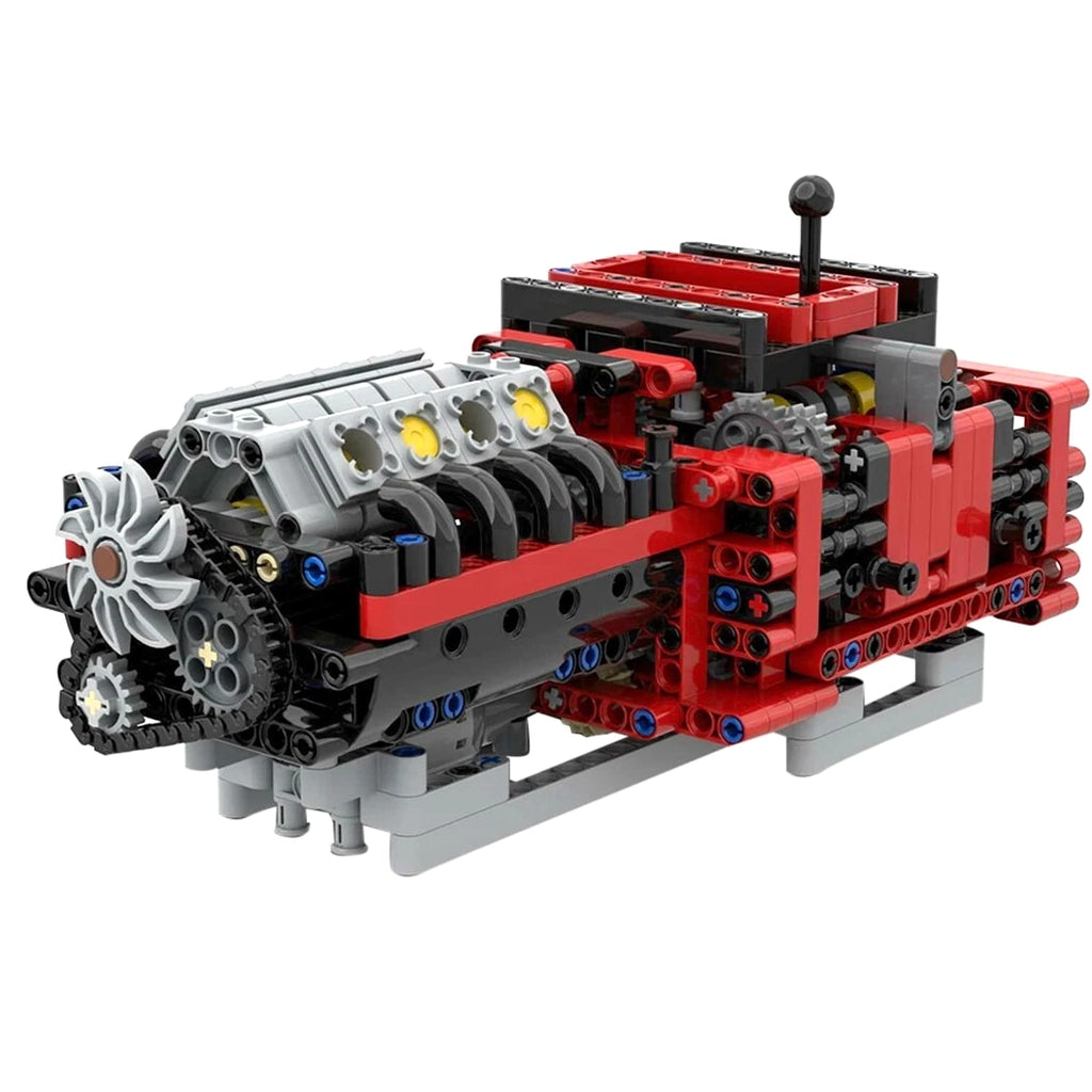 Manual 8-Speed Gearbox with Power Functions 685 Pcs Technic Model