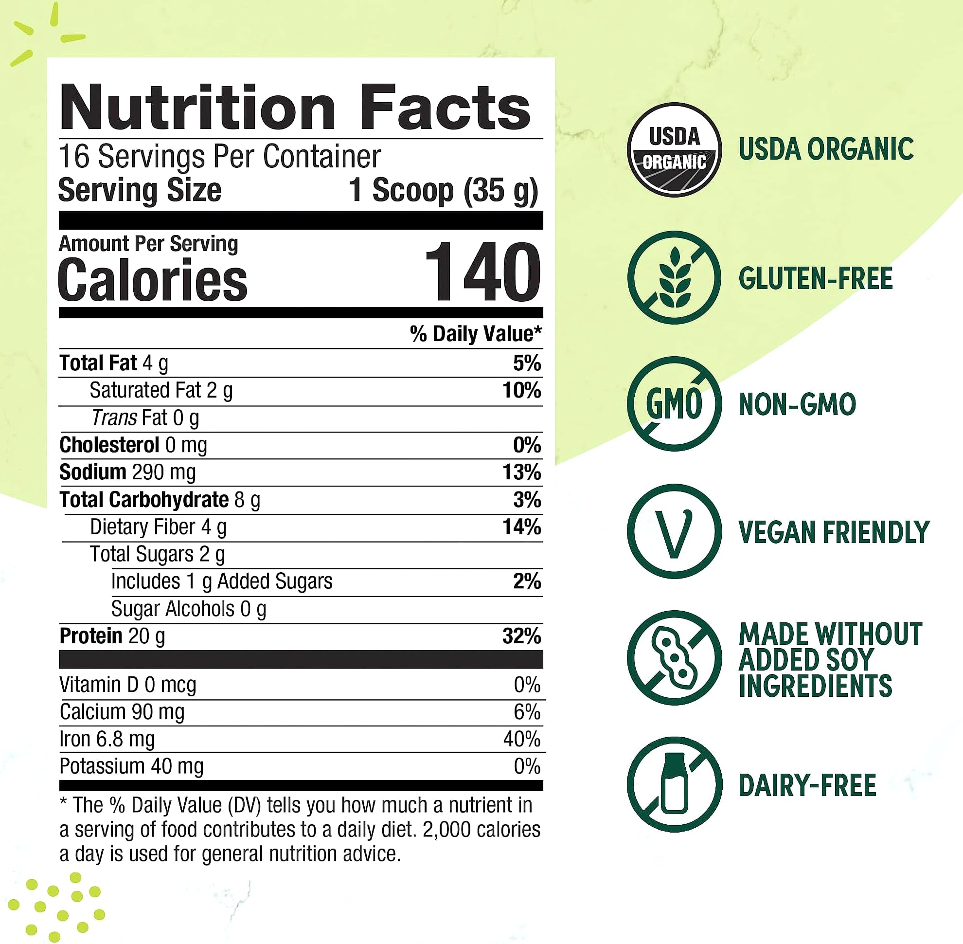 Purely Inspired Plant-Based Protein Powder Creamy French Vanilla