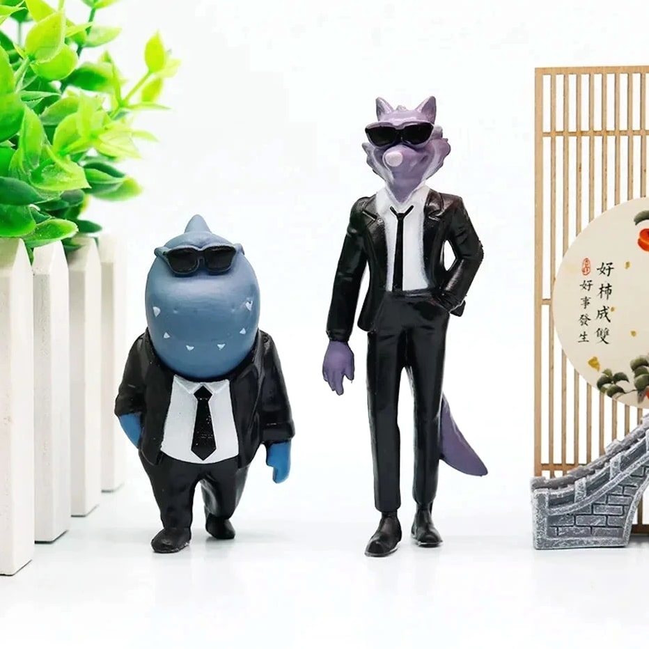 Hot 6Pcs/Set The Bad Guys 2 Action Figures Model Toys Collectible for Kids