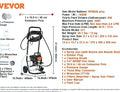 SucceBuy 950W Airless Paint Sprayer, 3000PSI Electric Sprayer