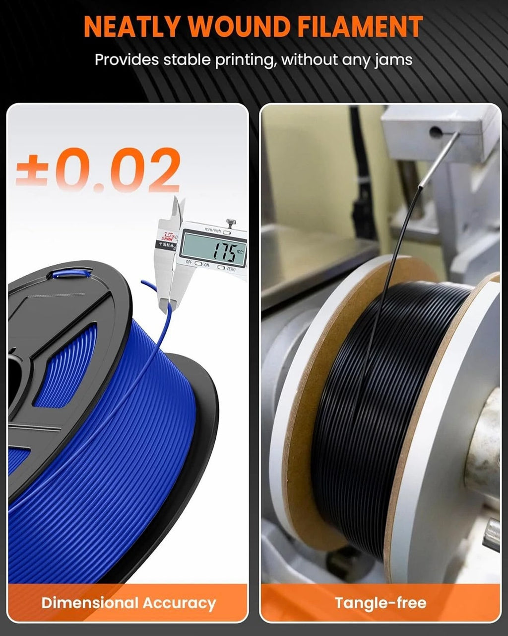 【Buy 10 Pay 6】TECBEARS PLA/PETG/SILK PLA+ Matte 3D Printer Filament 1KG ABS ASA