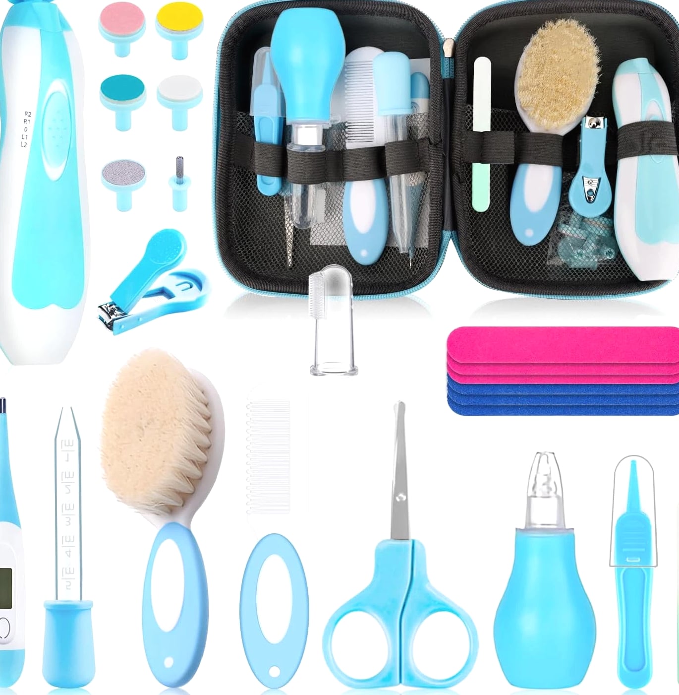 Baby Healthcare and Grooming Kit, Baby Safety Set Newborn Nursery Health Care Se
