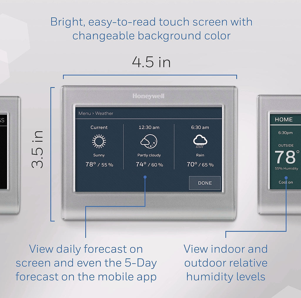 Honeywell Home RTH9585WF1004 Wi-Fi Smart Color Thermostat