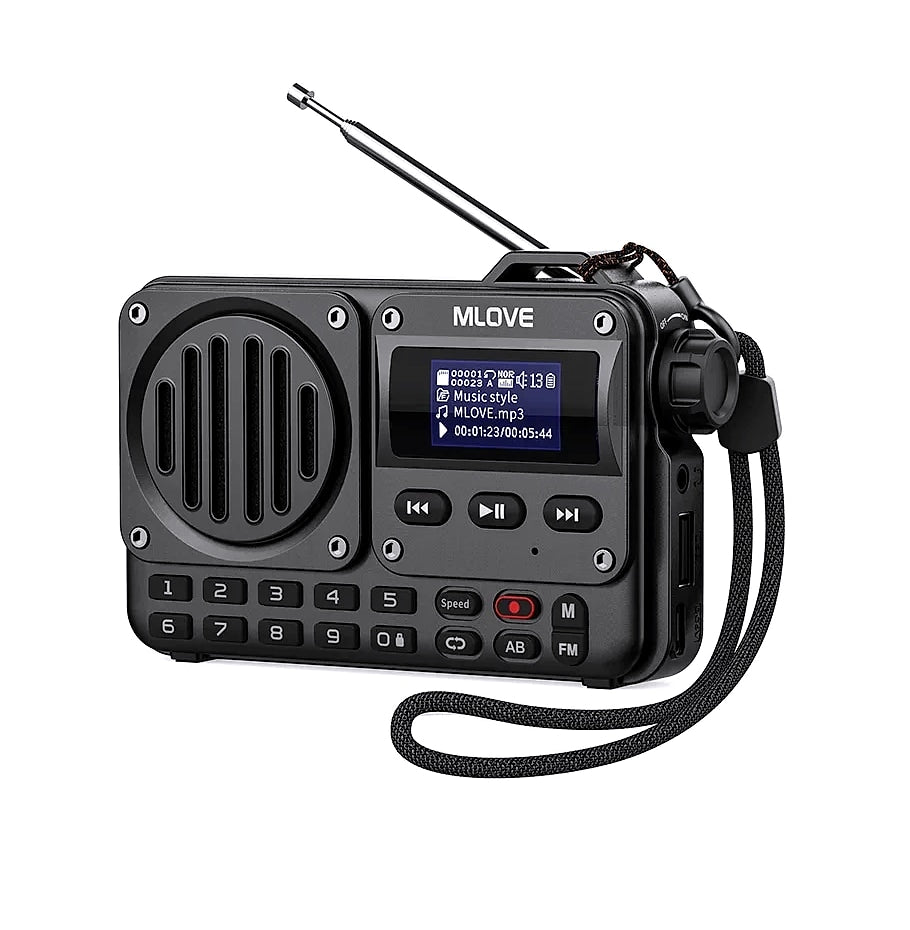 MLOVE BV800 Portable Bluetooth Speaker with FM Radio