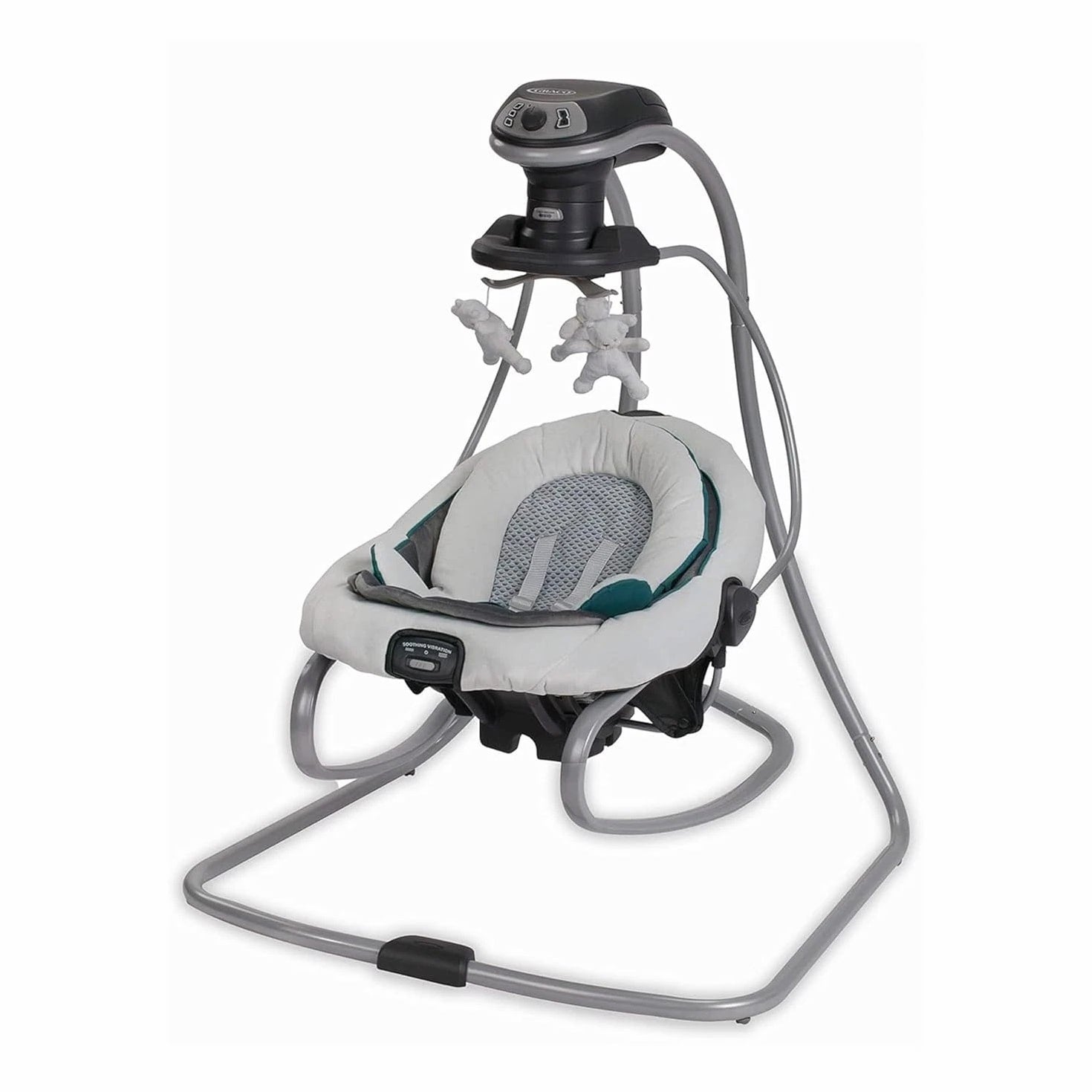 Graco Duetsoothe Swing and Rocker with Removable Swing Seat and 6 Swinging Speed