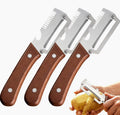Vegetable Peeler with Wooden Handle and Bottle Opener