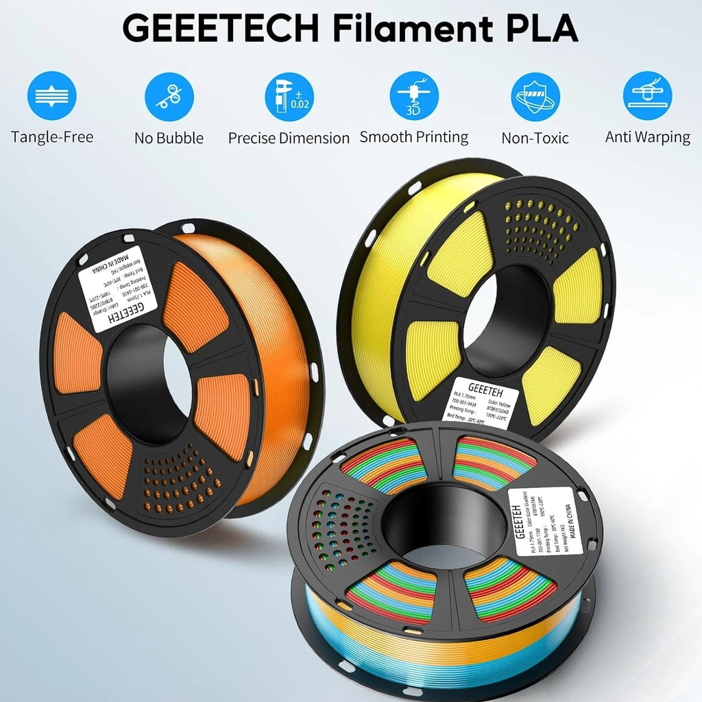 【Buy 5 Get 5 Free！Add 10】GEEETECH PLA ABS+ PETG TPU ASA 3D Printer Material NEW