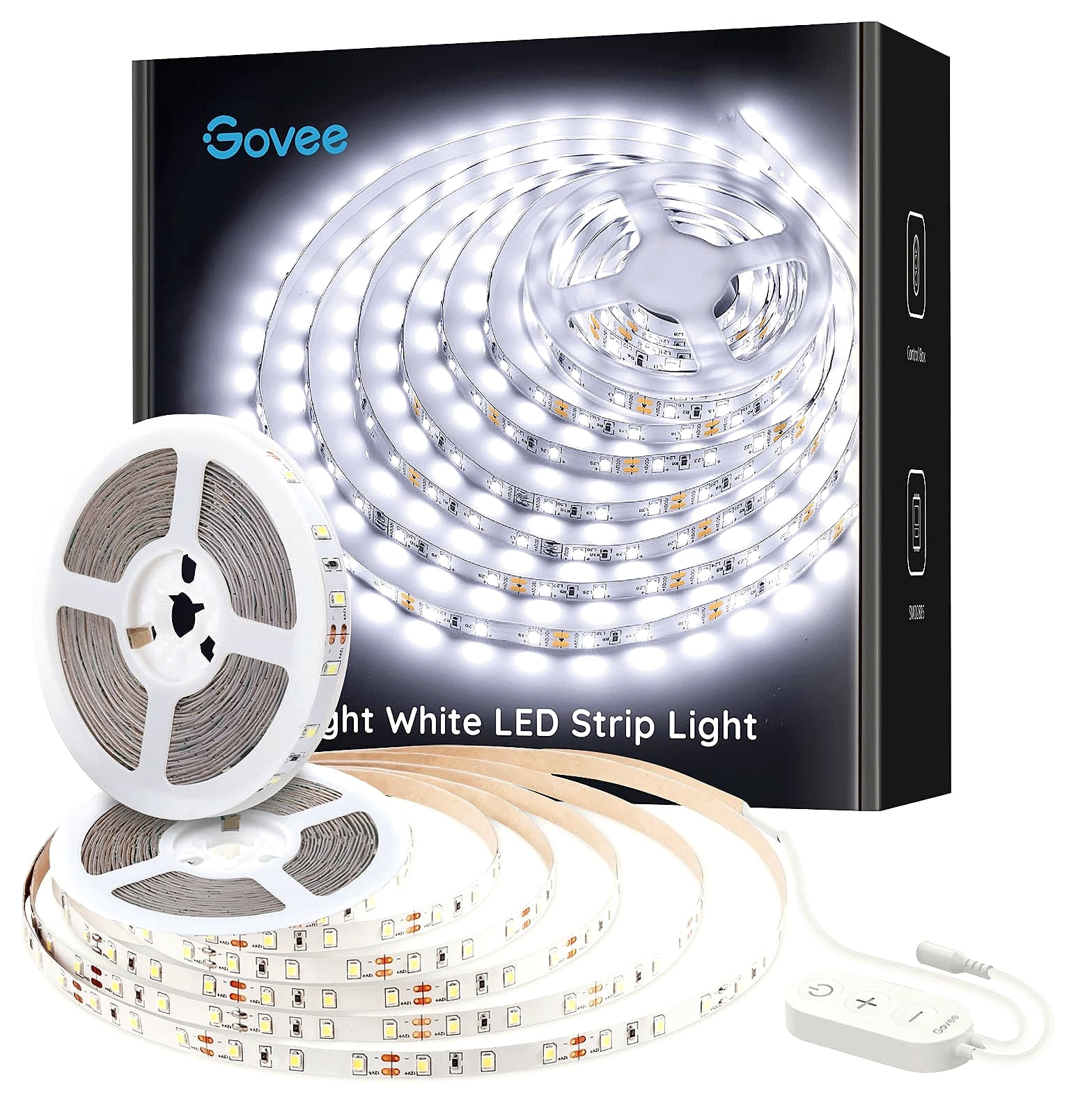 Govee 16.4ft LED Strip Lights, Dimmable 6500K Daylight White