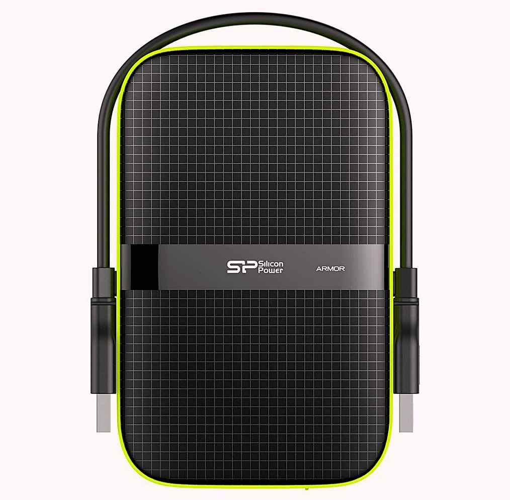 Silicon Power 4TB Rugged Armor A60 Military-grade Shockproof/Water-Resistant USB 3.0 2.5" External Hard Drive for PC, Mac, Xbox One, Xbox 360, PS4, PS4 Pro and PS4 Slim, Black