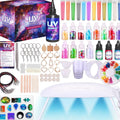 UV Resin Jewelry Making Kit with Silicone Molds UV Light,DIY Kits Jewelry Bra...