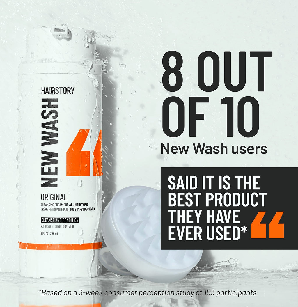 Hairstory New Wash Original and Pre-Wash Scalp Rinse Duo