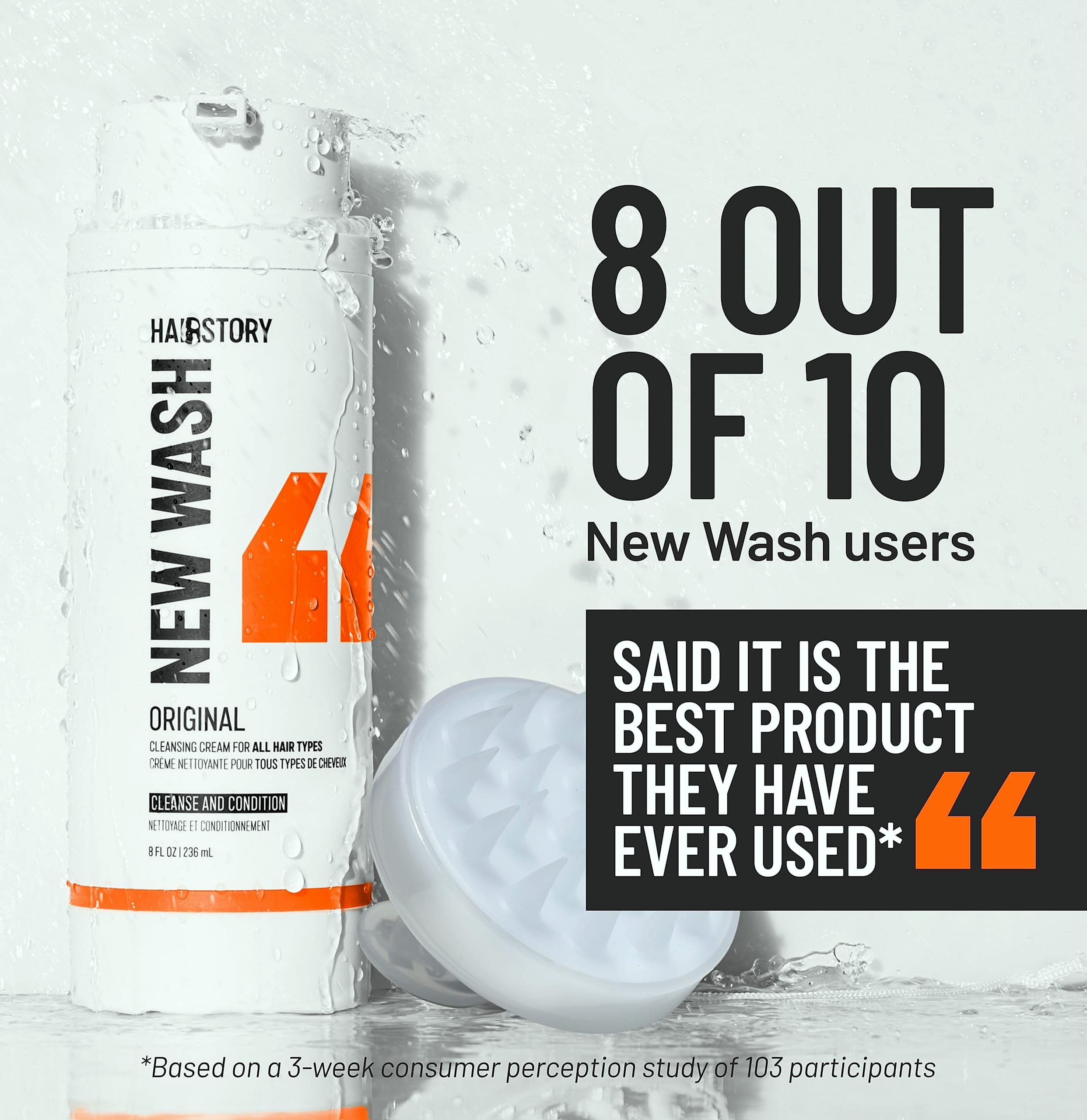 Hairstory New Wash Original and Pre-Wash Scalp Rinse Duo