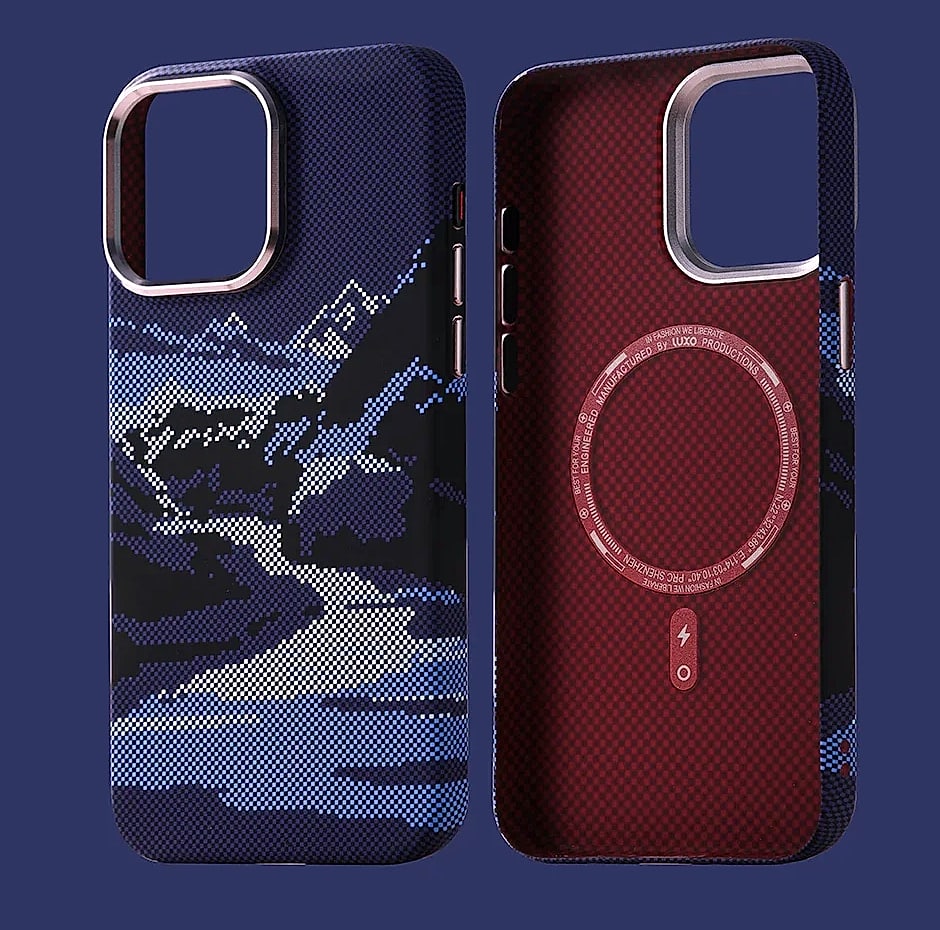PPC Abstract Landscape MagSafe iPhone Case with Lens Shield