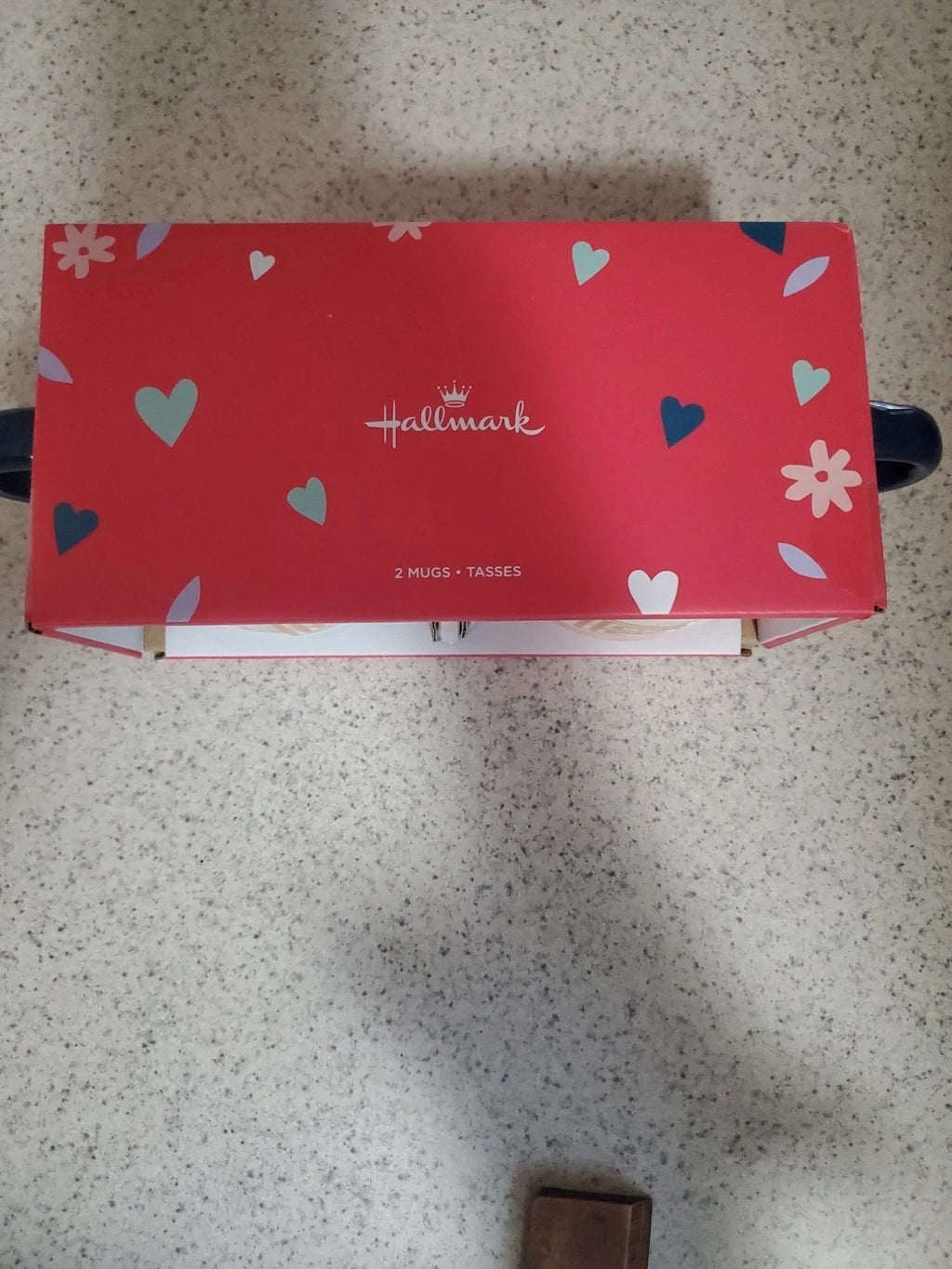 Set of 2 Hallmark Love You & Love You More Mug Pair Couples Cup New In Box