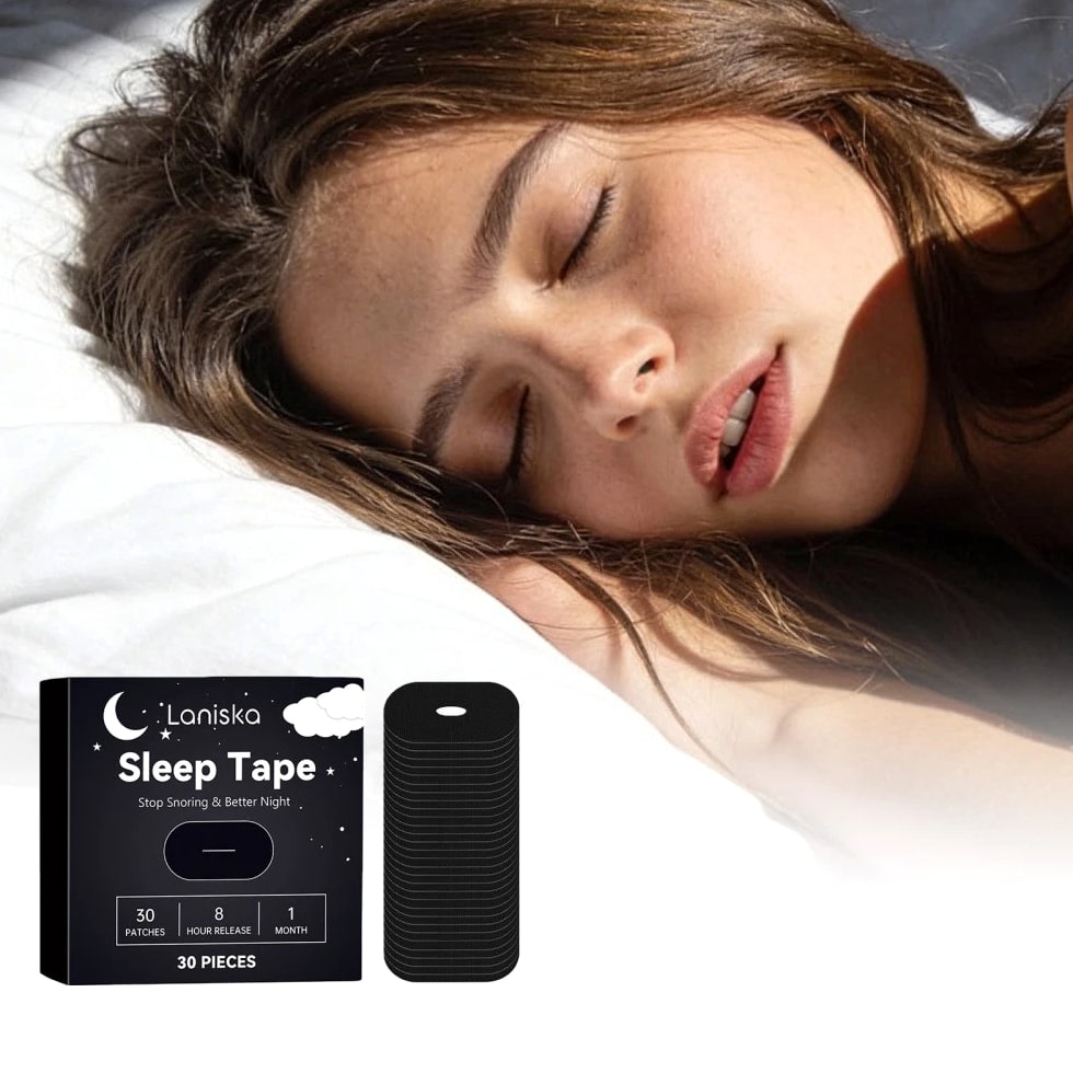 30 Strips Sleep Tape Adhesive for Snoring & Better Night Rest for Men, Women