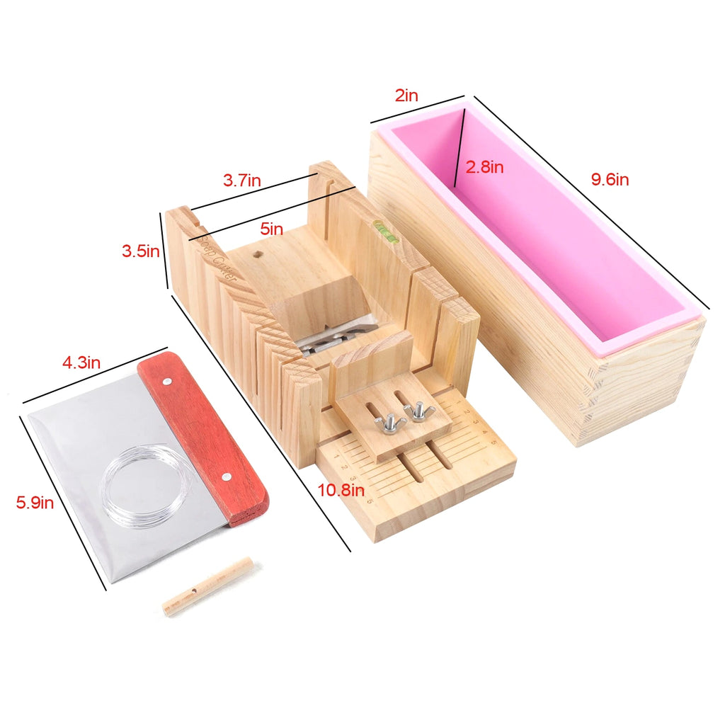 Pro Soap Making Supplies Kit - 3 Pcs Set Soap Tools Cakes Mold Handmade DIY