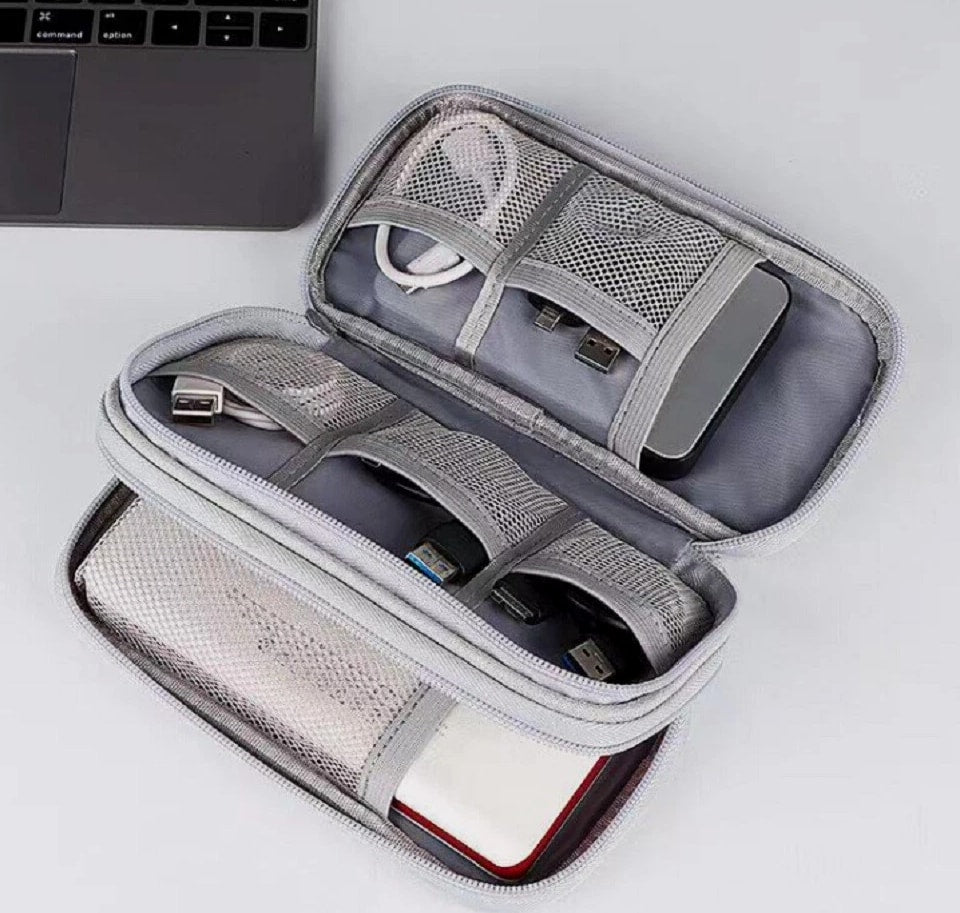 Electronics Organizer Travel Bag Waterproof Cable Gadget Storage Case for Charge