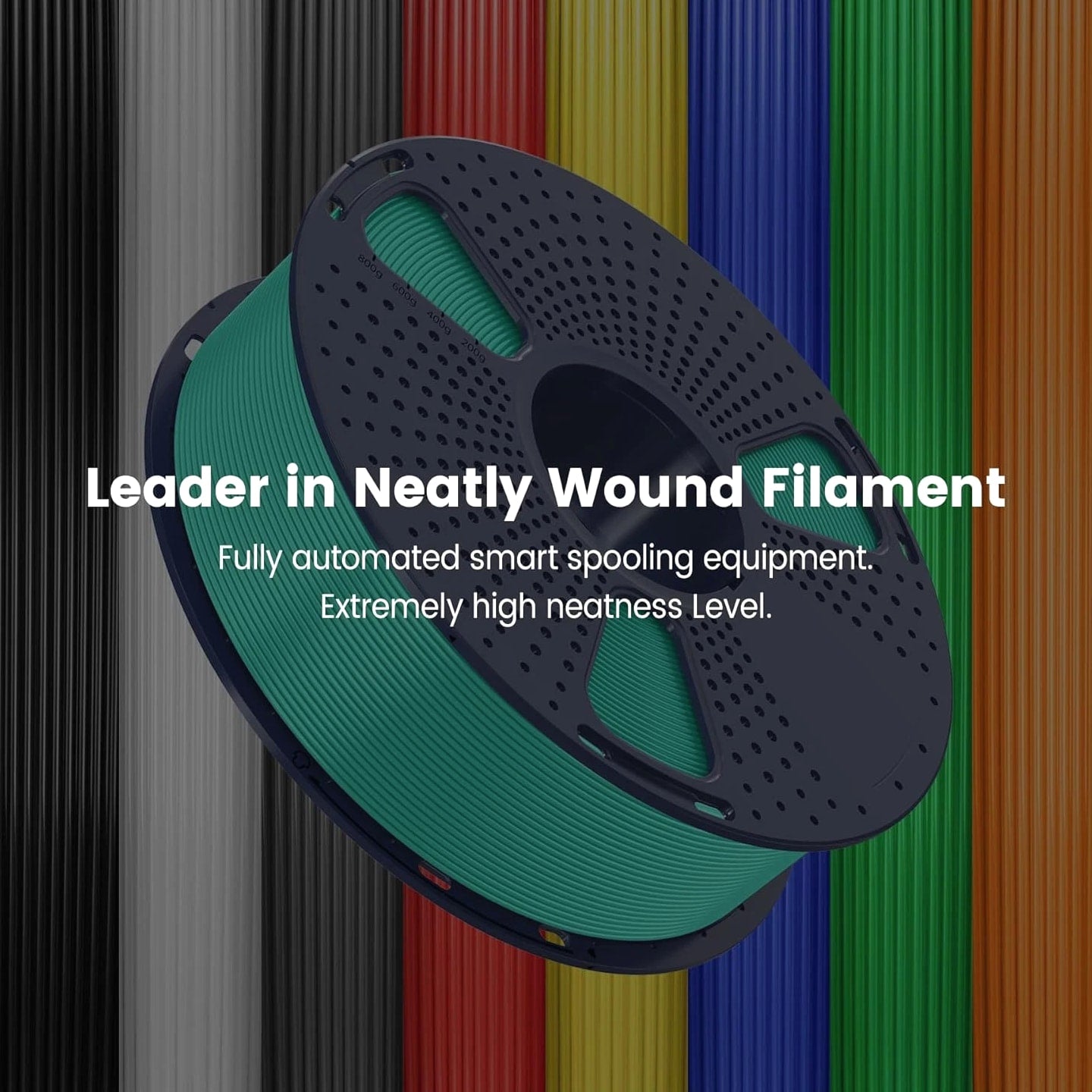 PLA 3D Printer Filament, 1.75Mm Neatly Wound 3D Printing Filament