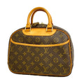 Louis Vuitton Monogram Trouville Handbag M42228 Brown Women's GZl1ha34