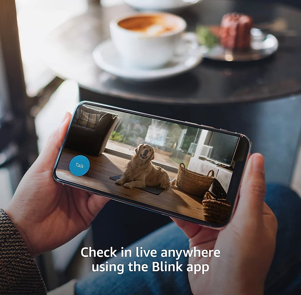 Blink Mini 2-Pack 1080p HD Indoor Security Camera with Night Vision