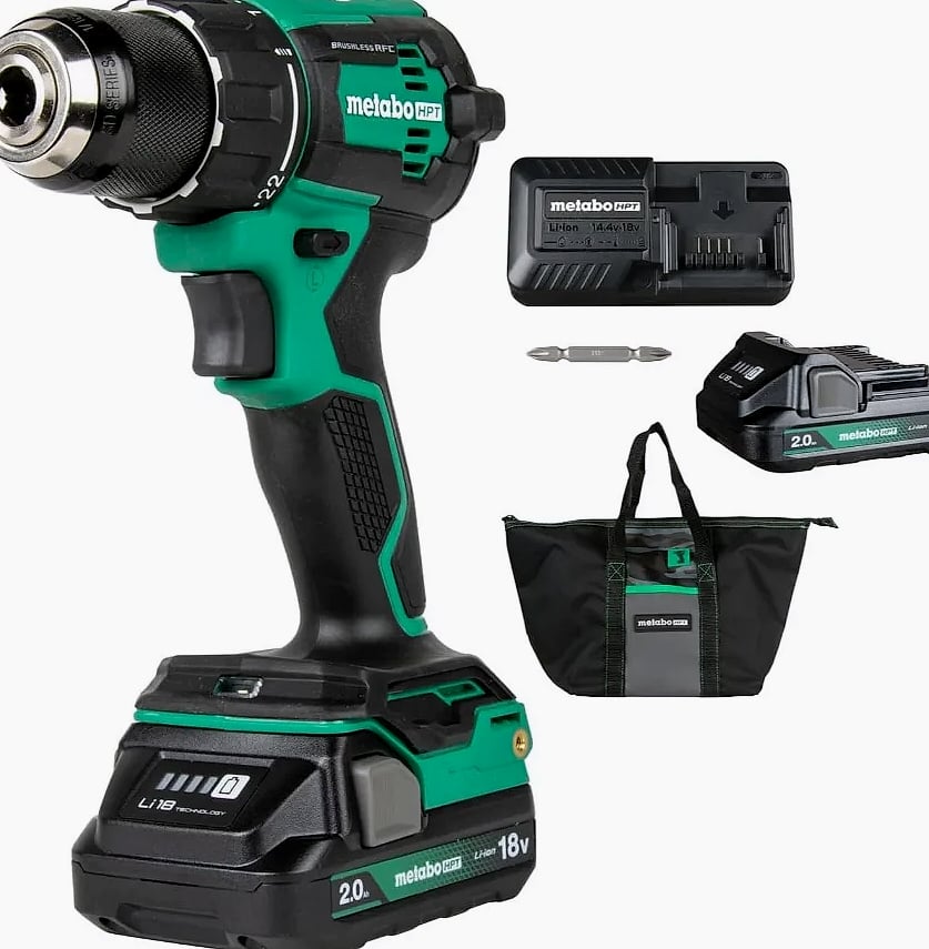 Kankeirr 18V Brushless Cordless Driver Drill Kit with 2 Batteries