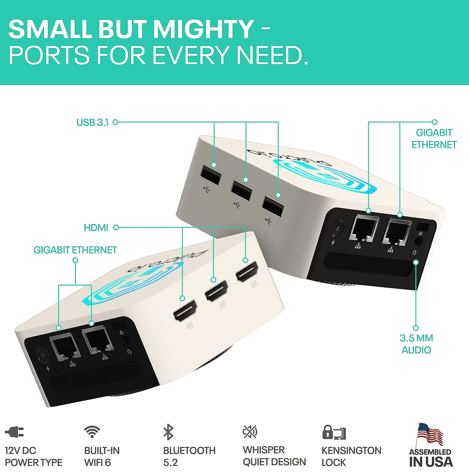 Pulcro.io TK QBE Mini PC N150 Home Assistant Hub