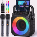 CYY Portable Karaoke Machine with 2 Wireless Microphones