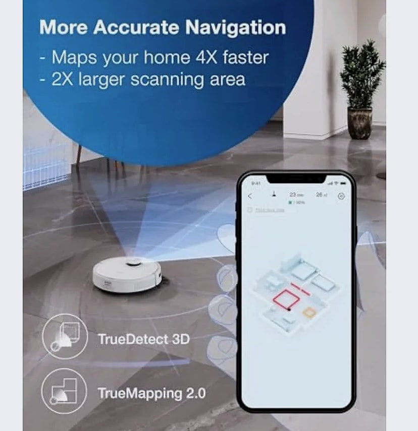 SHXI Robot Vacuum and Mop Combo with Auto-Empty Station