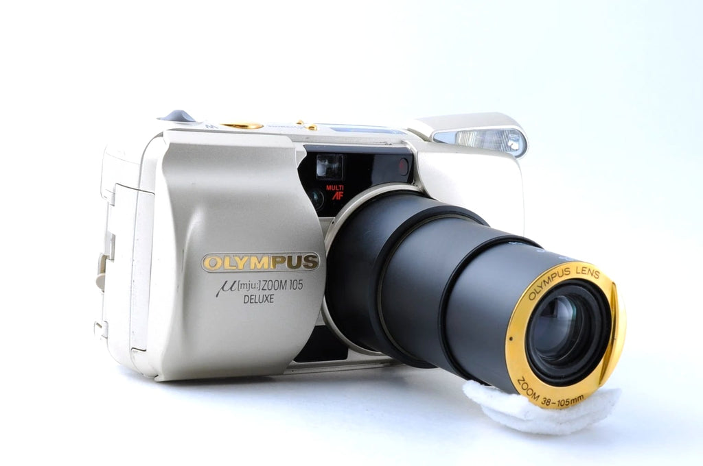 Olympus μ mju Zoom 105 Deluxe Point & Shoot Film Camera JAPAN [NEAR MINT]