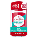 Old Spice High Endurance Pure Sport Anti-Perspirant, 3 oz Twin Pack