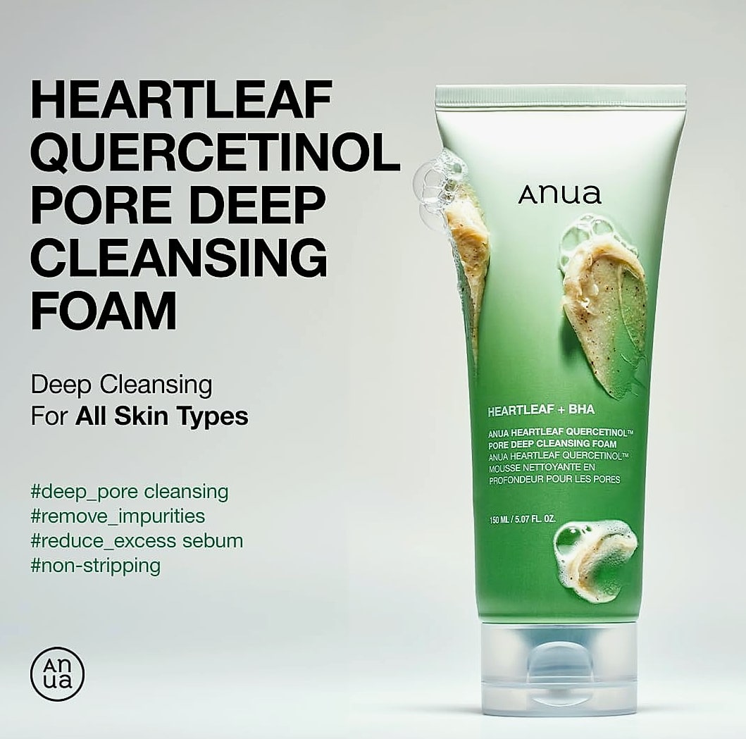 ANUA Heartleaf Double Cleansing Duo Oil and Foam Set