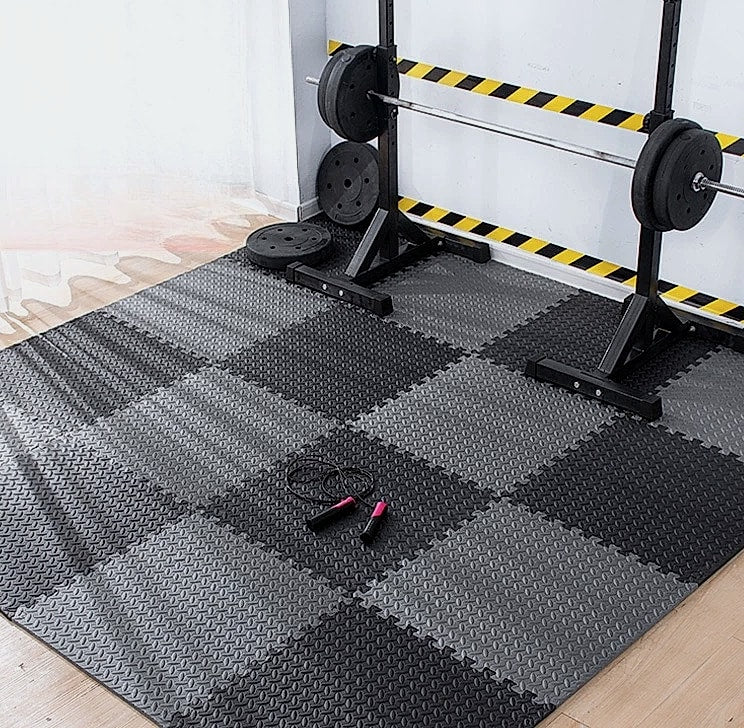 30x30cm Interlocking EVA Foam Gym Mat 16 Pieces Yoga Flooring