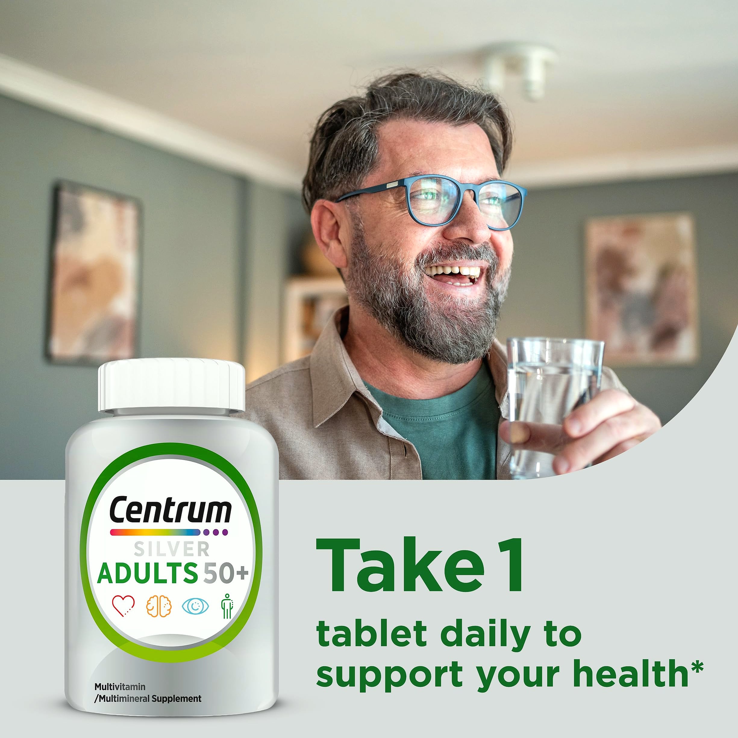 Centrum Silver Multivitamin for Adults 50 Plus, 125 Count