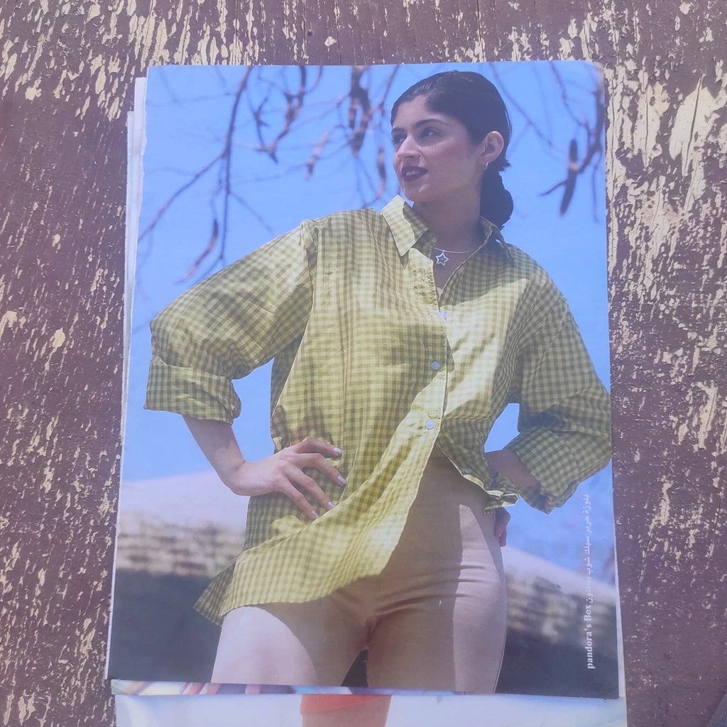Vintage Magazine Paper Clipping Photographs Model Photos Fashion Apparel 8x12