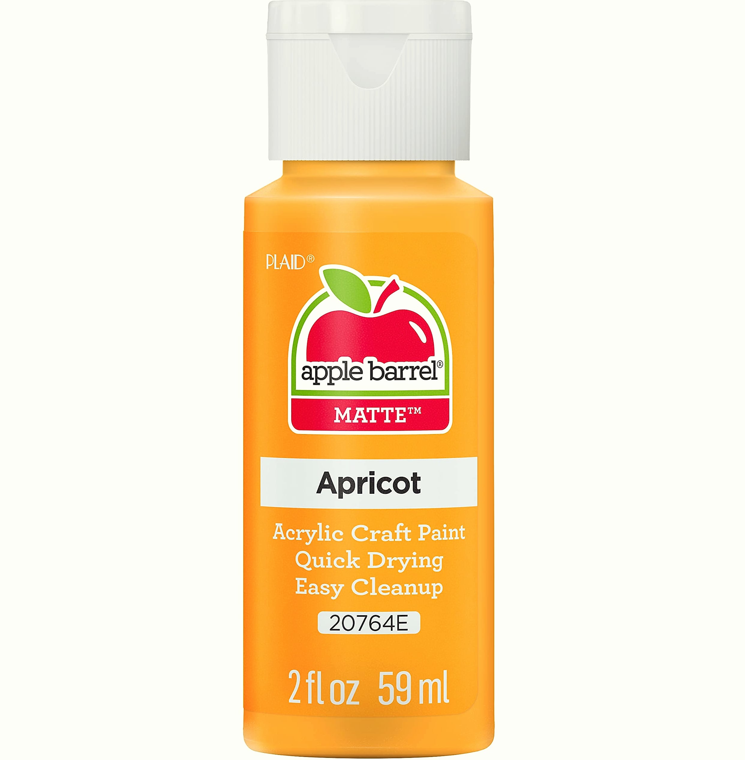 Apple Barrel Acrylic Paint White 2oz Matte Finish Craft